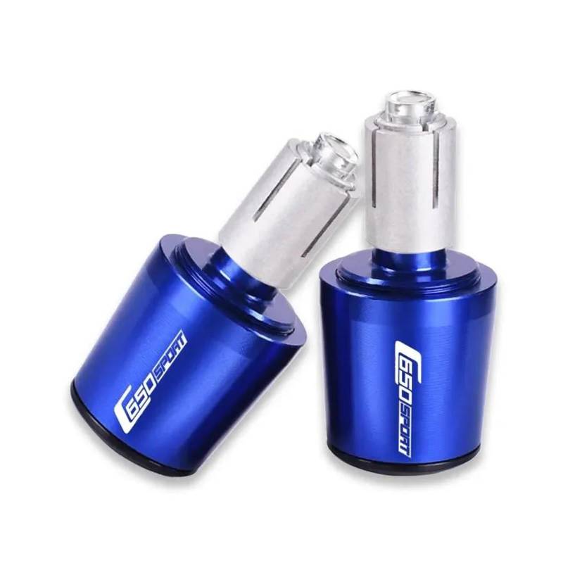 Lenkerenden Für BM&W C650SPORT C650 Sport C650GT 2011-2017 Motorrad Lenker Griffe Kappe Ende Griff Bar Plugs Kappe(Blue) von TAOBOZI