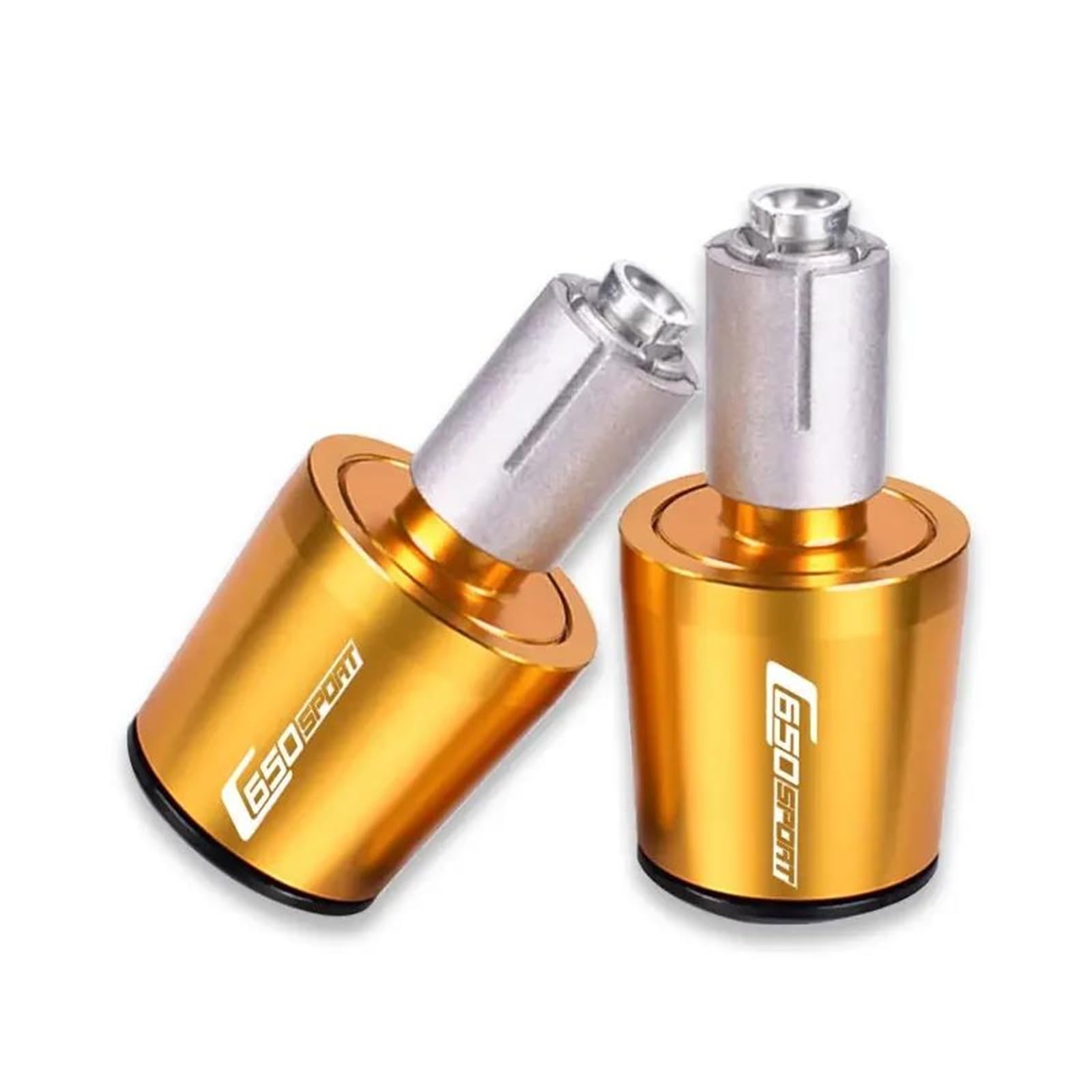 Lenkerenden Für BM&W C650SPORT C650 Sport C650GT 2011-2017 Motorrad Lenker Griffe Kappe Ende Griff Bar Plugs Kappe(Gold) von TAOBOZI