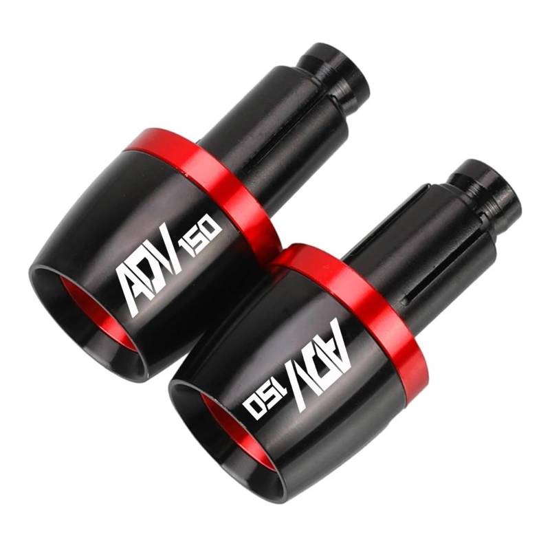 Lenkerenden Für H&ONDA ADV150 ADV-150 2019-2024 Lenker Griffe Stecker Slider Griff Bar Enden(Red) von TAOBOZI