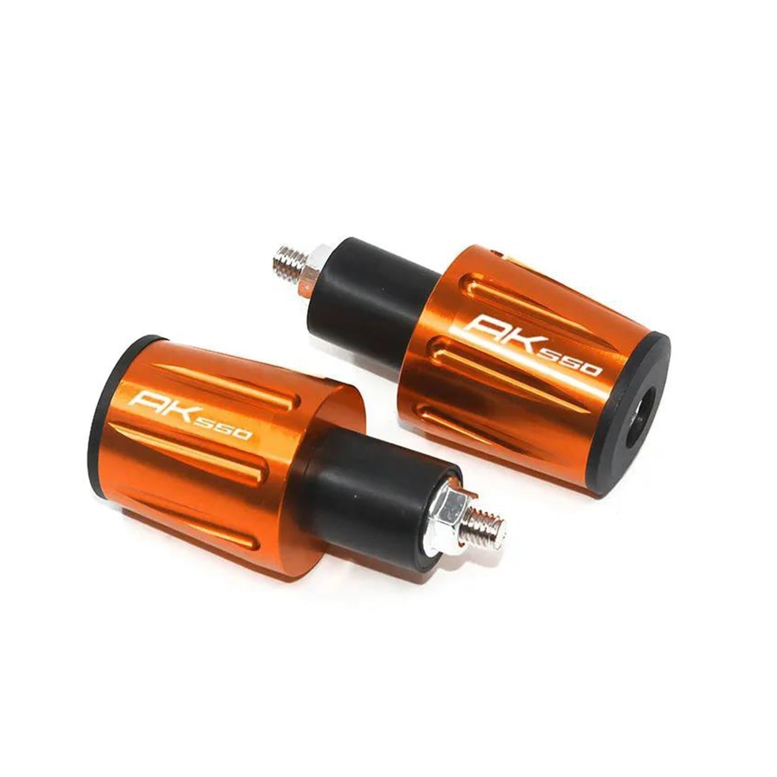 Lenkerenden Für KYMCO AK550 AK 550 AK550 Alle Jahre Motorrad 7/8 "22MM Lenkergriffe Lenkergriff Endkappenstecker(Orange) von TAOBOZI