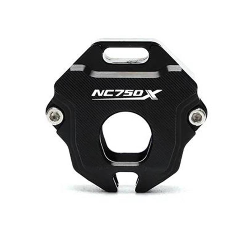 SchlüSselgehäUse Für HO&NDA NC750X DCT 2013-2021 2022 2024 Motorrad Zubehör CNC Aluminium Schlüssel Fall Shell Cover Schutz Schlüsselbund(Black) von TAOBOZI