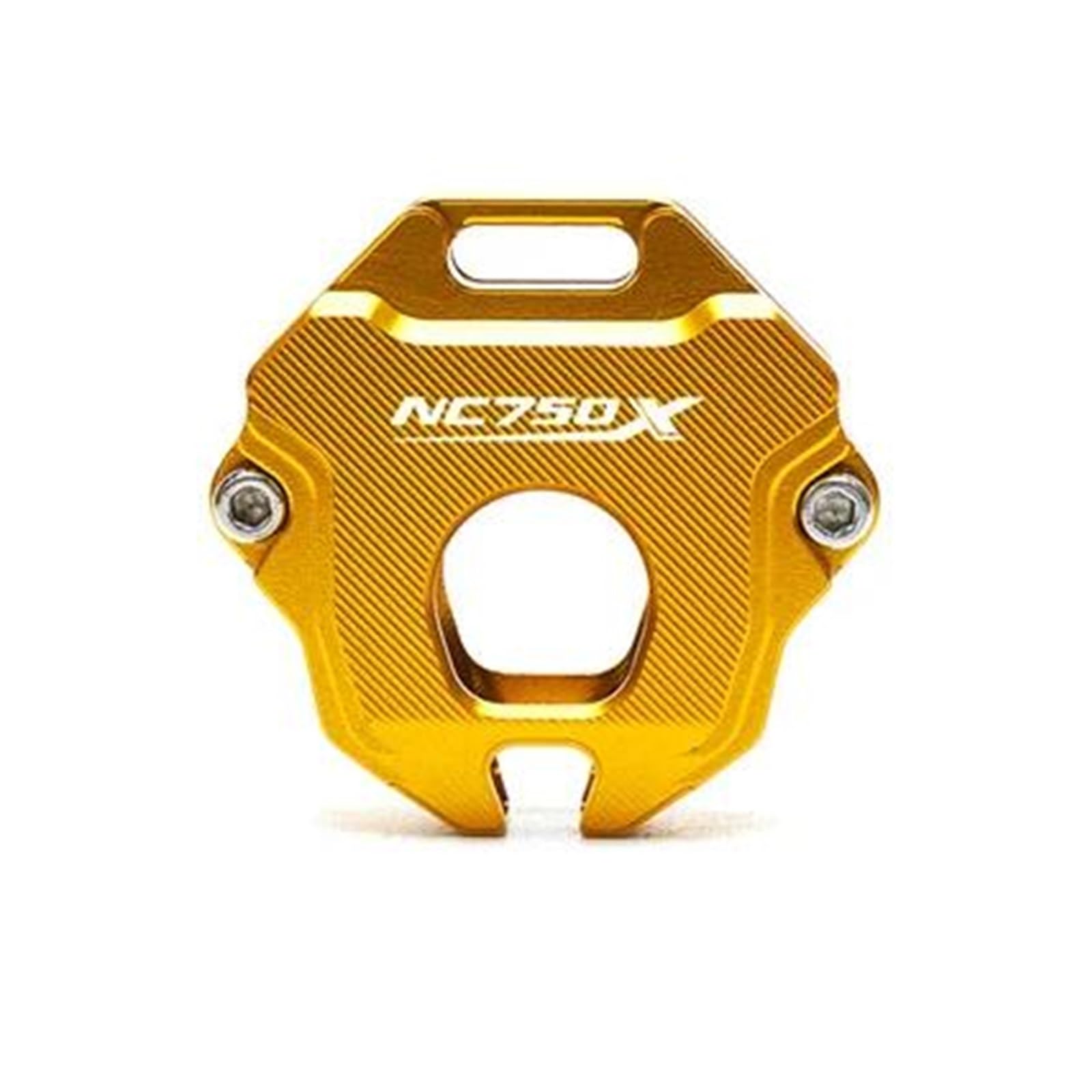 SchlüSselgehäUse Für HO&NDA NC750X DCT 2013-2021 2022 2024 Motorrad Zubehör CNC Aluminium Schlüssel Fall Shell Cover Schutz Schlüsselbund(Gold) von TAOBOZI