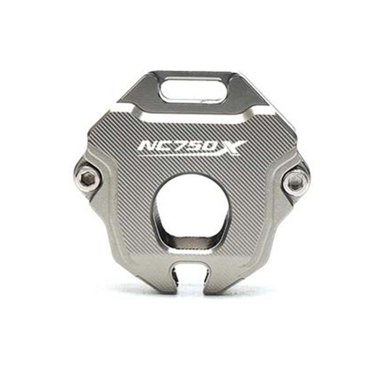 SchlüSselgehäUse Für HO&NDA NC750X DCT 2013-2021 2022 2024 Motorrad Zubehör CNC Aluminium Schlüssel Fall Shell Cover Schutz Schlüsselbund(Gray) von TAOBOZI