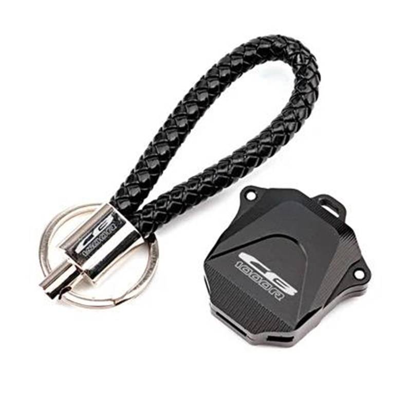 SchlüSselgehäUse Motorrad Schlüssel Abdeckung Fall Shell Schlüssel Schutz Keychain Schlüssel Fall Für H&ONDA CB1000R Cb1000R(Black2) von TAOBOZI