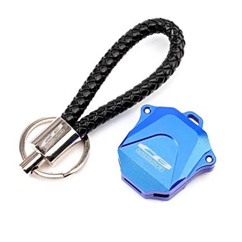 SchlüSselgehäUse Motorrad Schlüssel Abdeckung Fall Shell Schlüssel Schutz Keychain Schlüssel Fall Für H&ONDA CB1000R Cb1000R(Blue2) von TAOBOZI