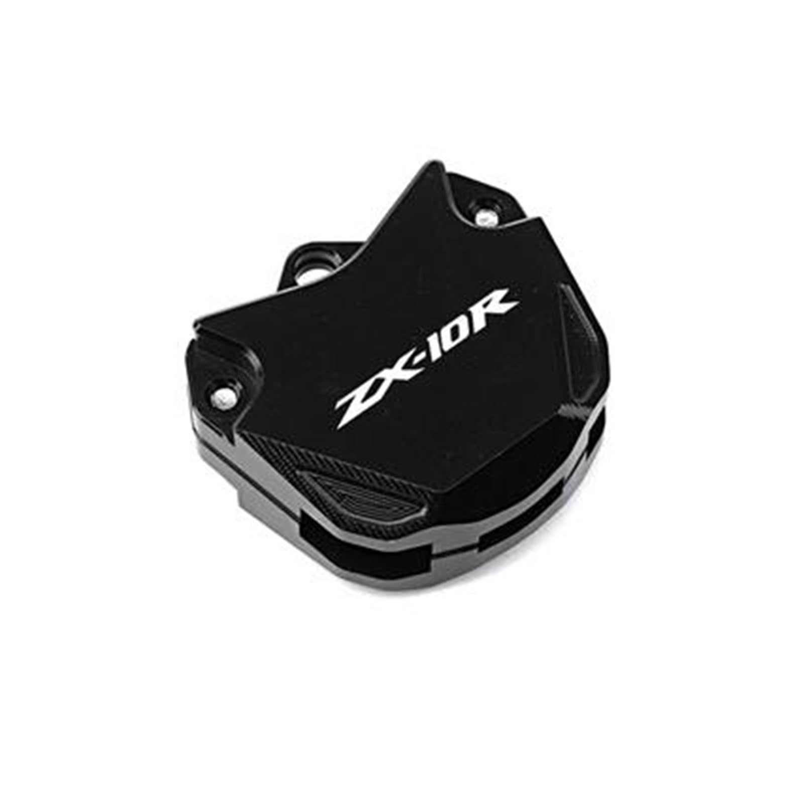 SchlüSselgehäUse Motorrad Schlüssel Abdeckung Fall Shell Schlüssel Schutz Keychain Schlüssel Fall Für Ka&wasaki Ninja ZX10R ZX-10R(Black) von TAOBOZI