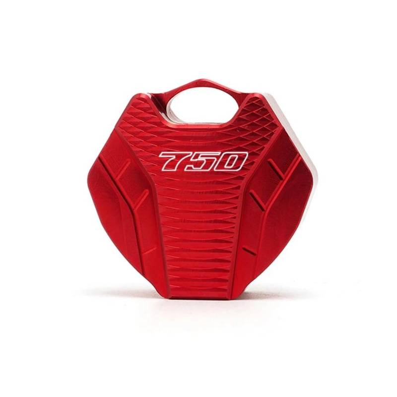 SchlüSselgehäUse Motorrad Schlüssel Abdeckung Fall Shell Schlüssel Schutz Keychain Schlüssel Fall Für Suzuki GSXS750 GSX-S750 F-ABS(Red) von TAOBOZI