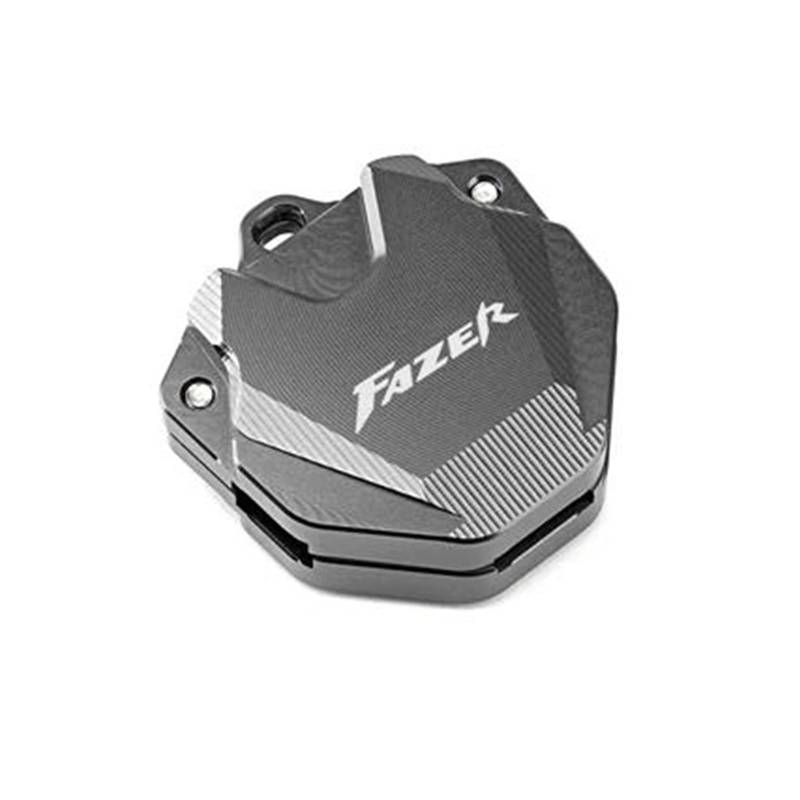 SchlüSselgehäUse Motorrad Schlüssel Abdeckung Fall Shell Schlüssel Schutz Keychain Schlüssel Fall Für YAM&AHA FAZER FZ6 FZ6R FZ1 FZ8(Gray) von TAOBOZI