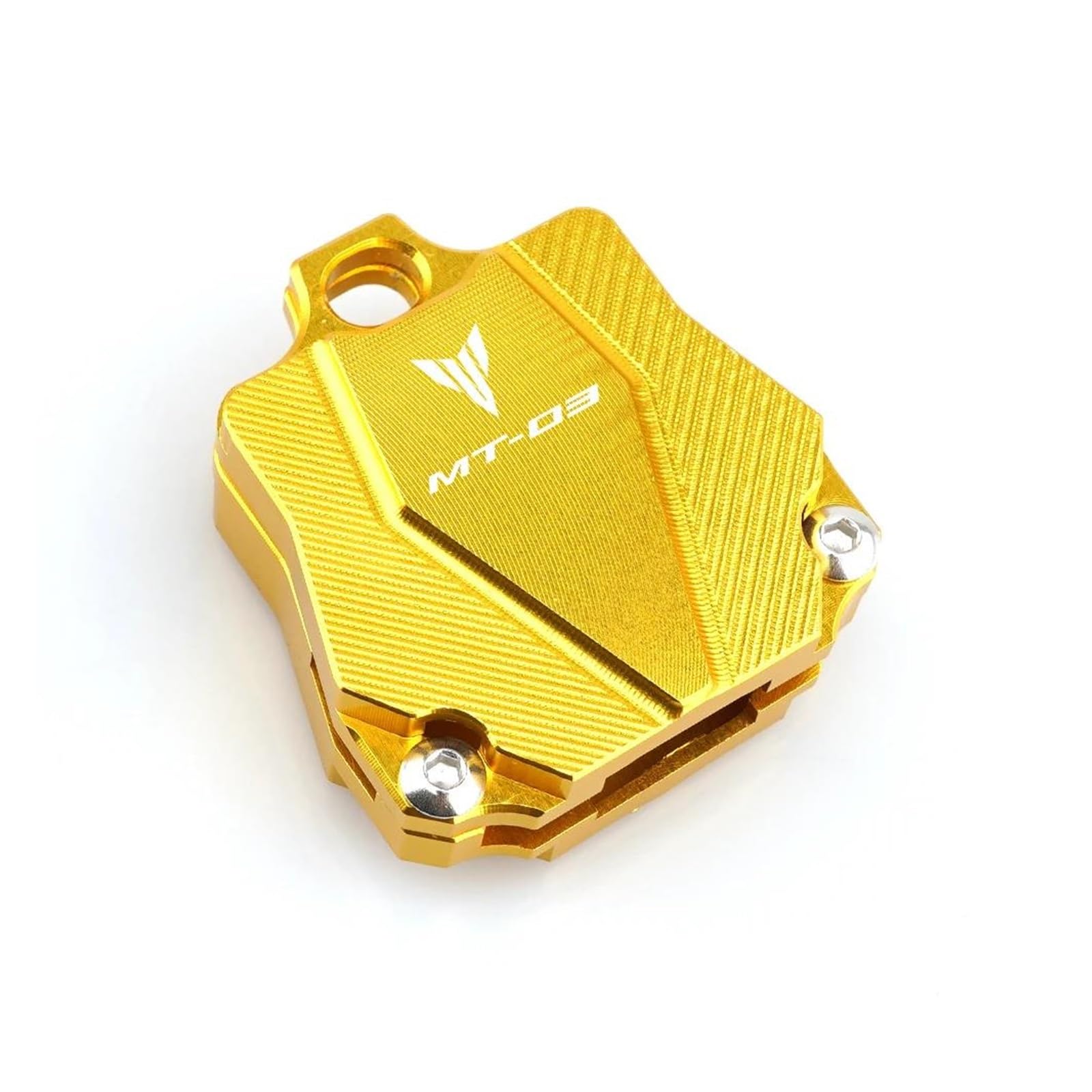 SchlüSselgehäUse Motorrad Schlüssel Abdeckung Fall Shell Schlüssel Schutz Keychain Schlüssel Fall Für YAM&AHA MT03 MT-03(Gold) von TAOBOZI