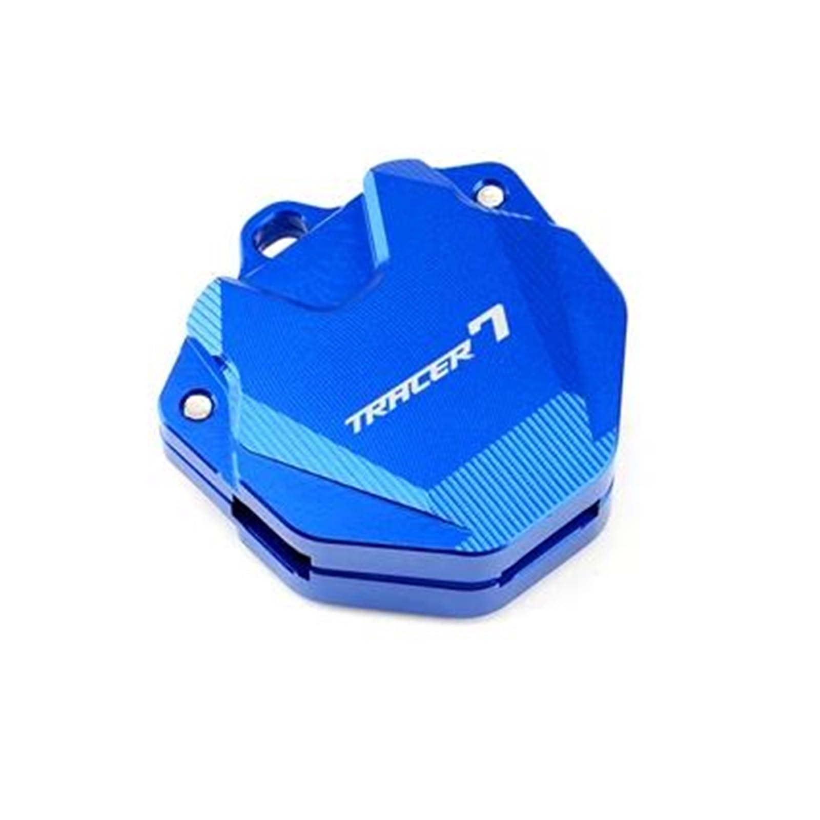 SchlüSselgehäUse Motorrad Schlüssel Abdeckung Fall Shell Schlüssel Schutz Keychain Schlüssel Fall Für YAM&AHA Tracer7 Tracer 7GT(Blue) von TAOBOZI