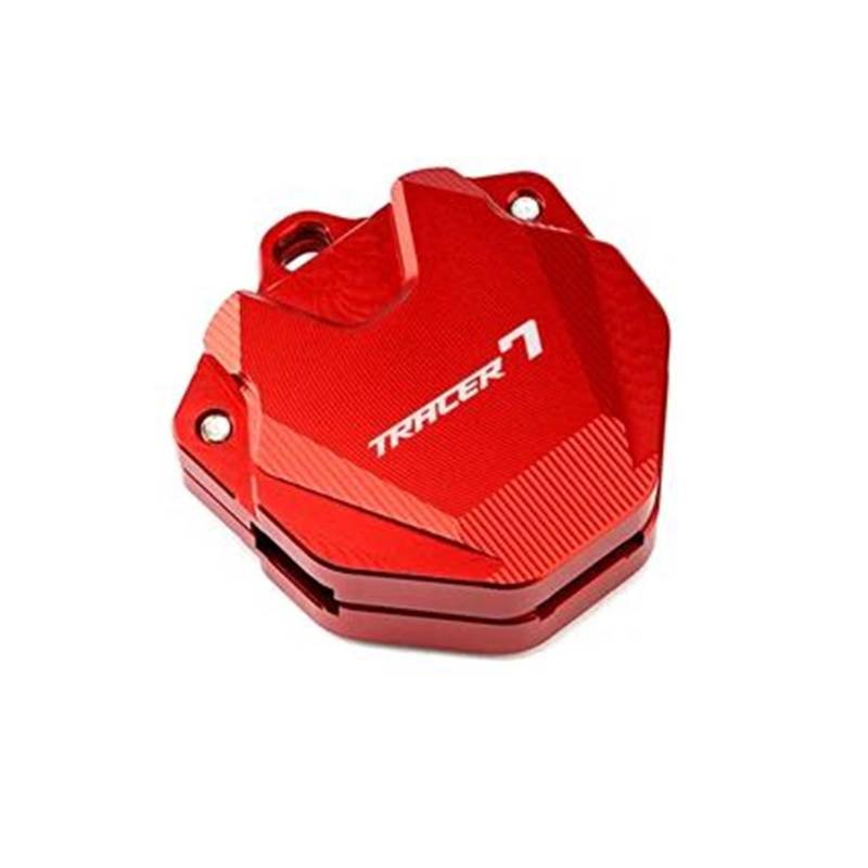 SchlüSselgehäUse Motorrad Schlüssel Abdeckung Fall Shell Schlüssel Schutz Keychain Schlüssel Fall Für YAM&AHA Tracer7 Tracer 7GT(Red) von TAOBOZI