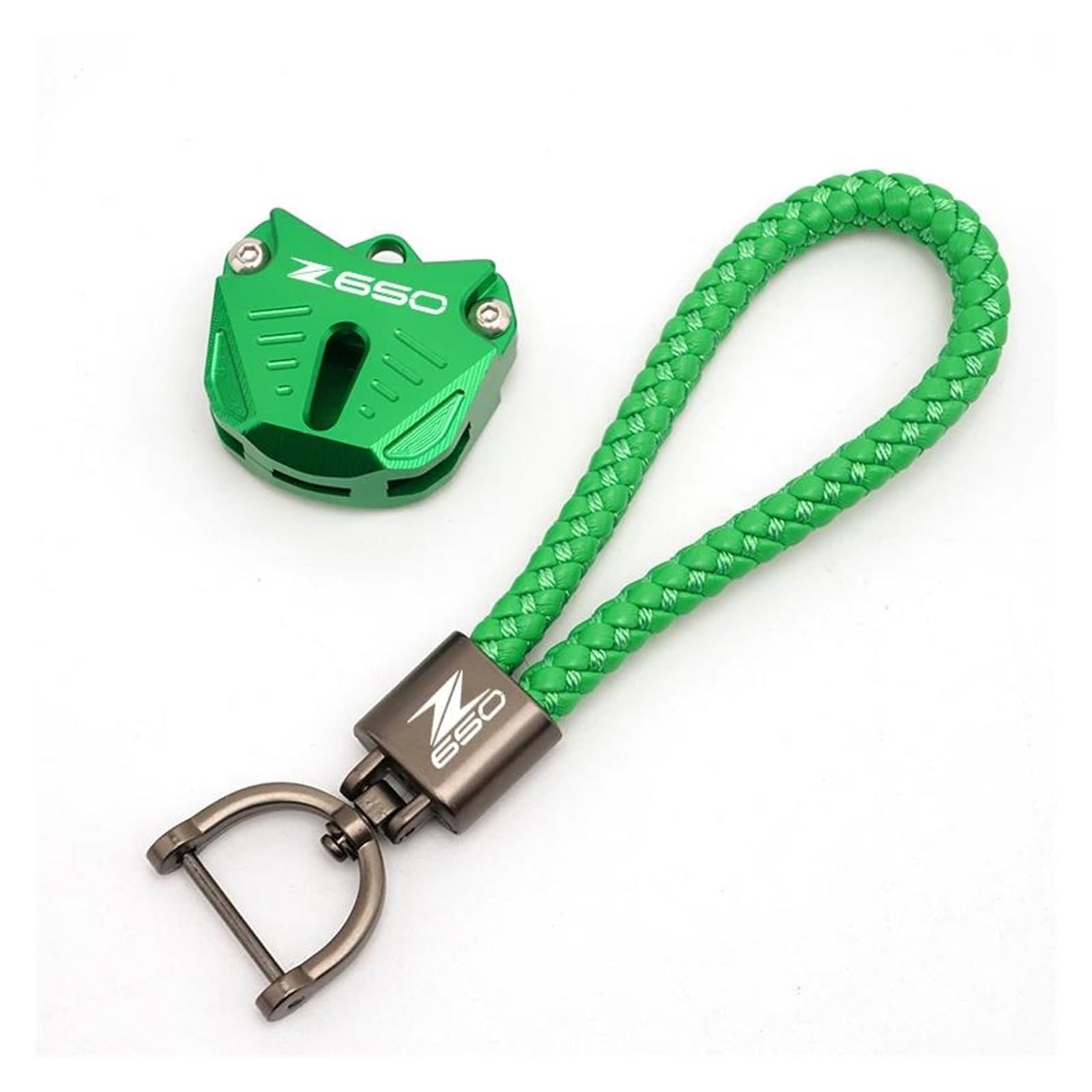 SchlüSselgehäUse Motorrad Schlüssel Abdeckung Fall Shell Schlüssel Schutz Keychain Schlüssel Fall Für Z650 ABS(Green2) von TAOBOZI