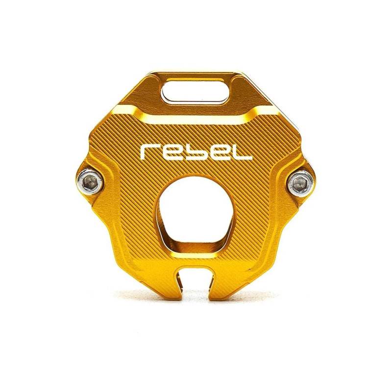 SchlüSselgehäUse Motorrad Schlüssel Fall Abdeckung Schlüssel Shell Schlüsselring Keychain Für H&ONDA Rebel CM1100 Rebel 1100 1100T DCT(Gold) von TAOBOZI