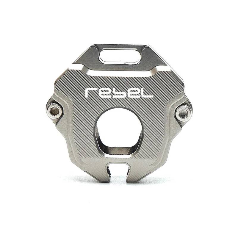 SchlüSselgehäUse Motorrad Schlüssel Fall Abdeckung Schlüssel Shell Schlüsselring Keychain Für H&ONDA Rebel CM1100 Rebel 1100 1100T DCT(Gray) von TAOBOZI