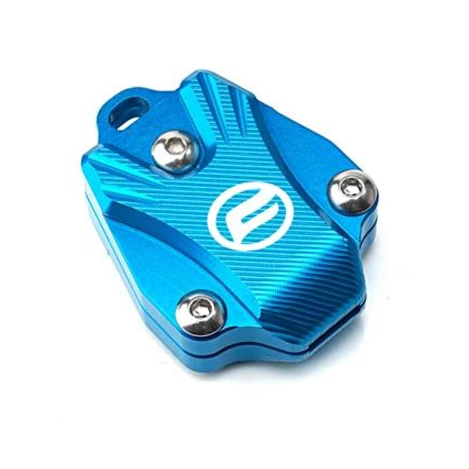 SchlüSselgehäUse Schlüssel Abdeckung Fall Shell Schlüssel Schutz Keychain Für CFMOTO CF650 650NK 400NK 250NK 400GT 650MT(Ice Blue) von TAOBOZI