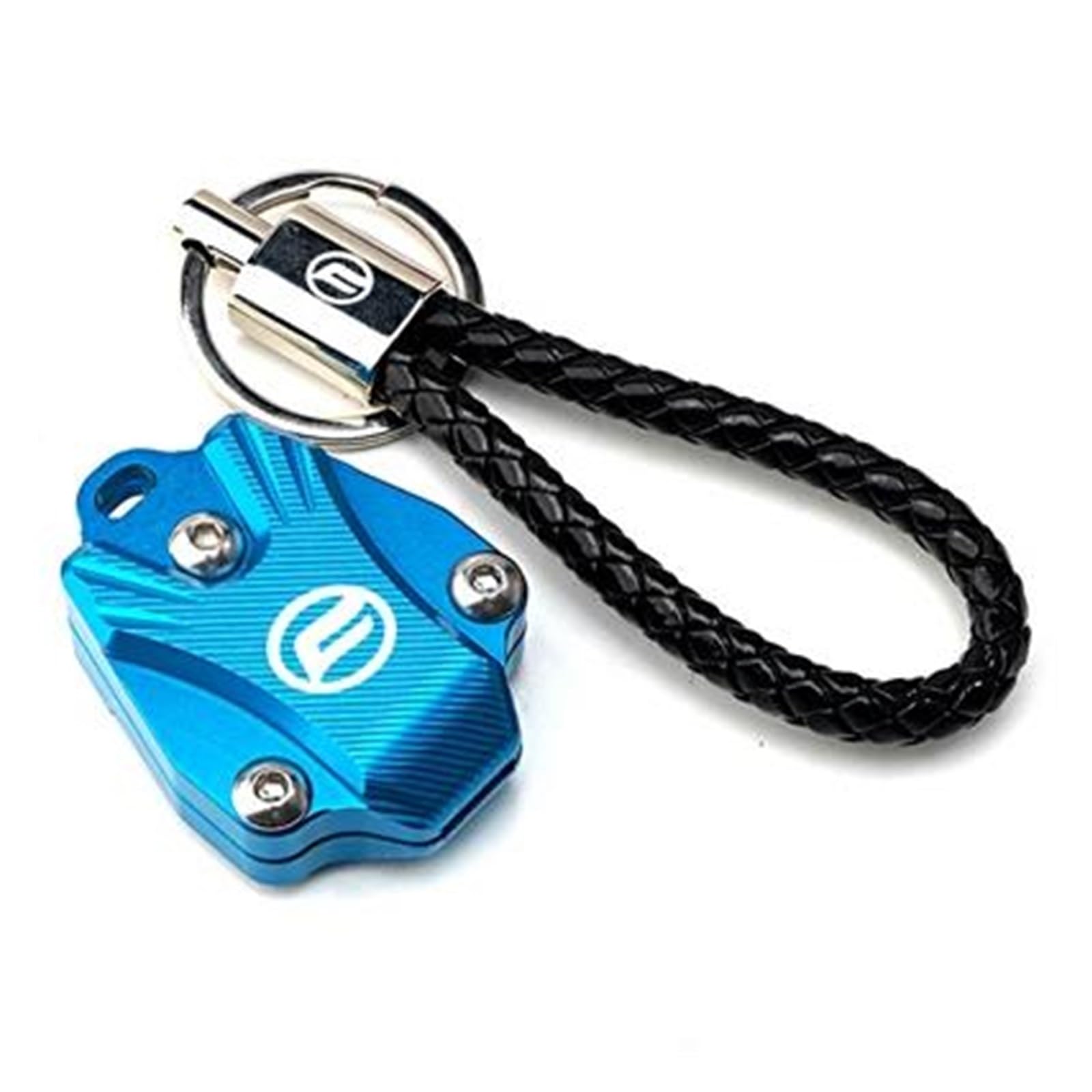 SchlüSselgehäUse Schlüssel Abdeckung Fall Shell Schlüssel Schutz Keychain Für CFMOTO CF650 650NK 400NK 250NK 400GT 650MT(Ice blue2) von TAOBOZI