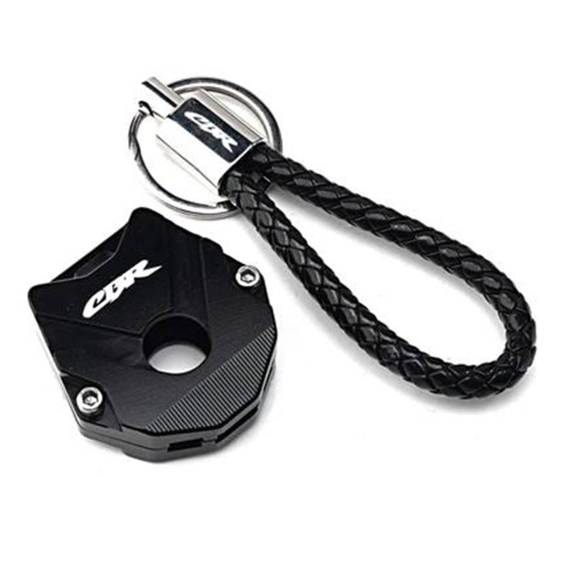 SchlüSselgehäUse Schlüssel Abdeckung Fall Shell Schlüssel Schutz Keychain Für H&ONDA CBR650R CBR600RR CBR1000RR CBR500R CBR600F(Black2) von TAOBOZI