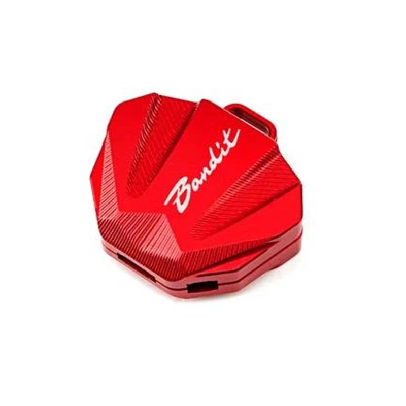 SchlüSselgehäUse Schlüssel Abdeckung Fall Shell Schlüssel Schutz Keychain Schlüssel Fall Für Suzuki Bandit 400 600 650 1200 1250 1250(Red) von TAOBOZI