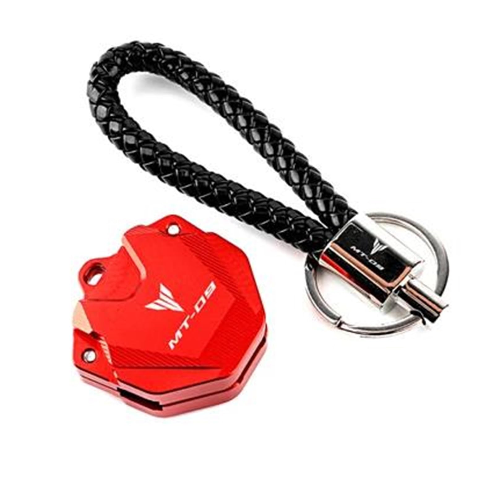 SchlüSselgehäUse Schlüssel Abdeckung Fall Shell Schlüssel Schutz Keychain Schlüssel Fall Für YAM&AHA MT09 MT-09 FZ09 Tracer Mt09(Red2) von TAOBOZI