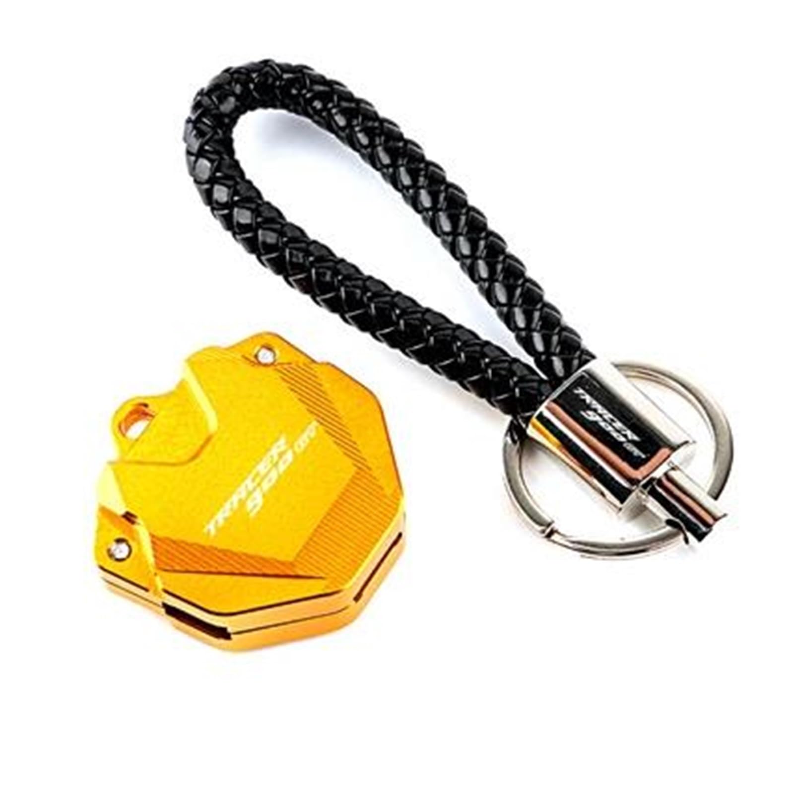 SchlüSselgehäUse Schlüssel Abdeckung Fall Shell Schlüssel Schutz Keychain Schlüssel Fall Für YAM&AHA TRACER900GT Tracer 900GT(Gold2) von TAOBOZI