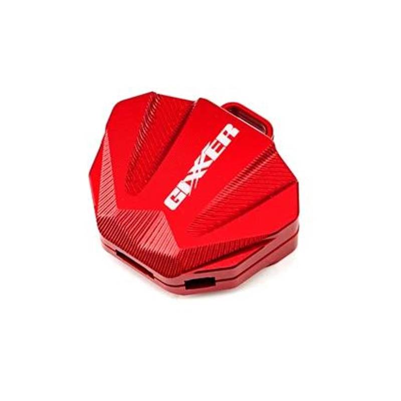 SchlüSselgehäUse Schlüsselabdeckung Hülle Shell Schlüsselschutz Schlüsselanhänger Schlüsseletui Für Suzuki GIXXER 250 SF150 SF125 SF155(Red) von TAOBOZI