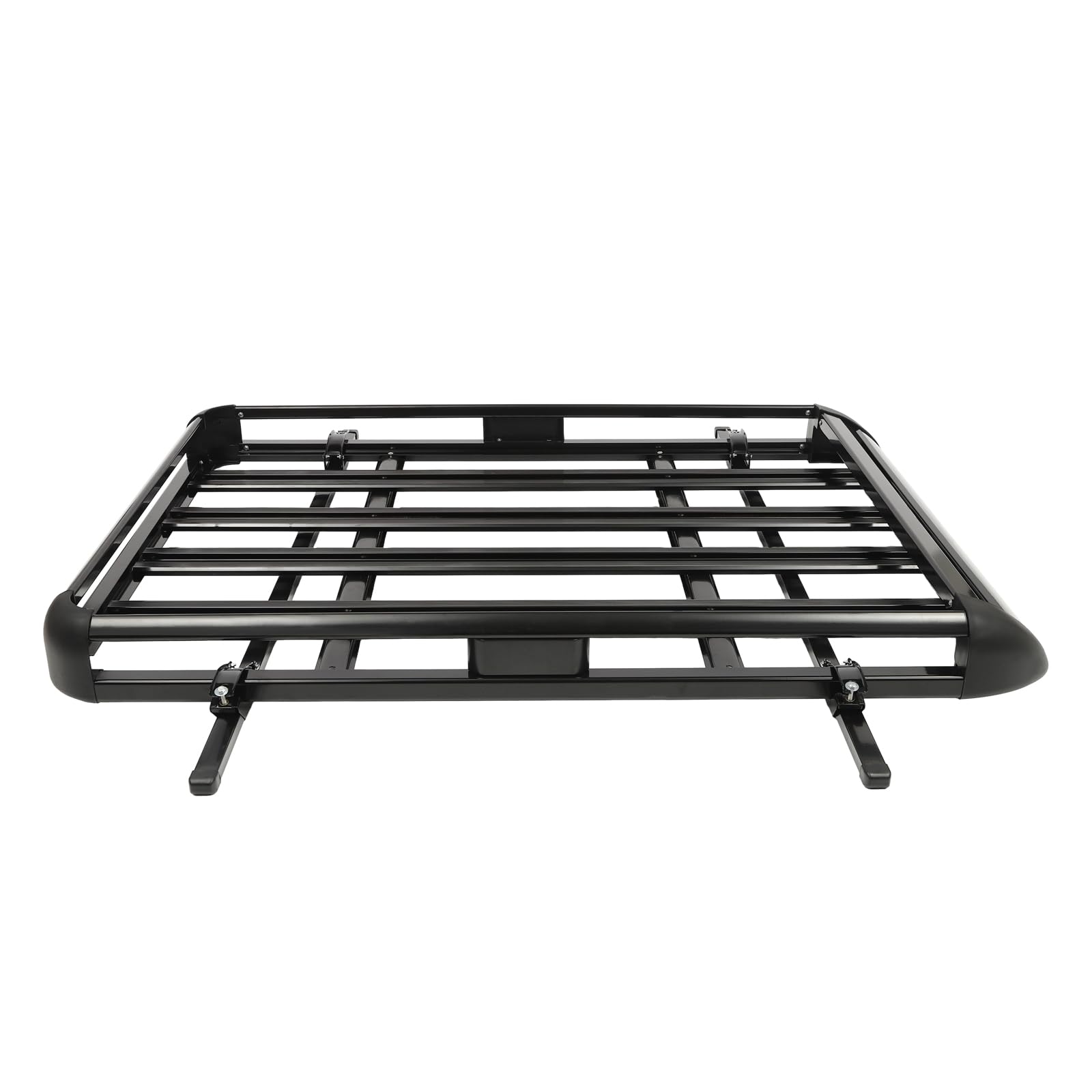 Dachgepäckträger Universal Aluminium Dachkorb Auto Dachträger,Gepäckkorb Gepäckträger Metall,Auto-Gepäckträger bis 150kg Belastbar,für Camping, Grillen, Autoreisen,Schwarz von TAPMING