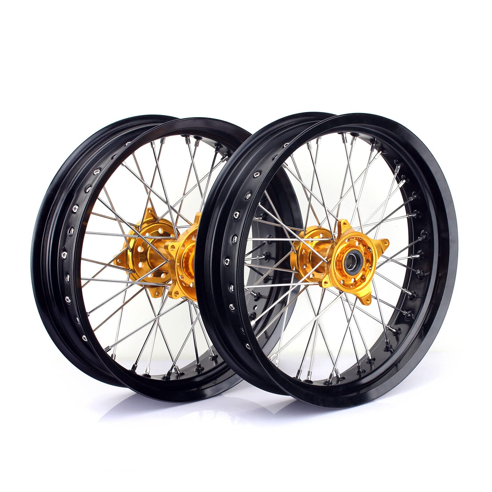 TARAZON 17" Supermoto Felgen Radsatz Räder für Suzuki RMZ250 2007-2022 RMZ450 2005-2022 von TARAZON