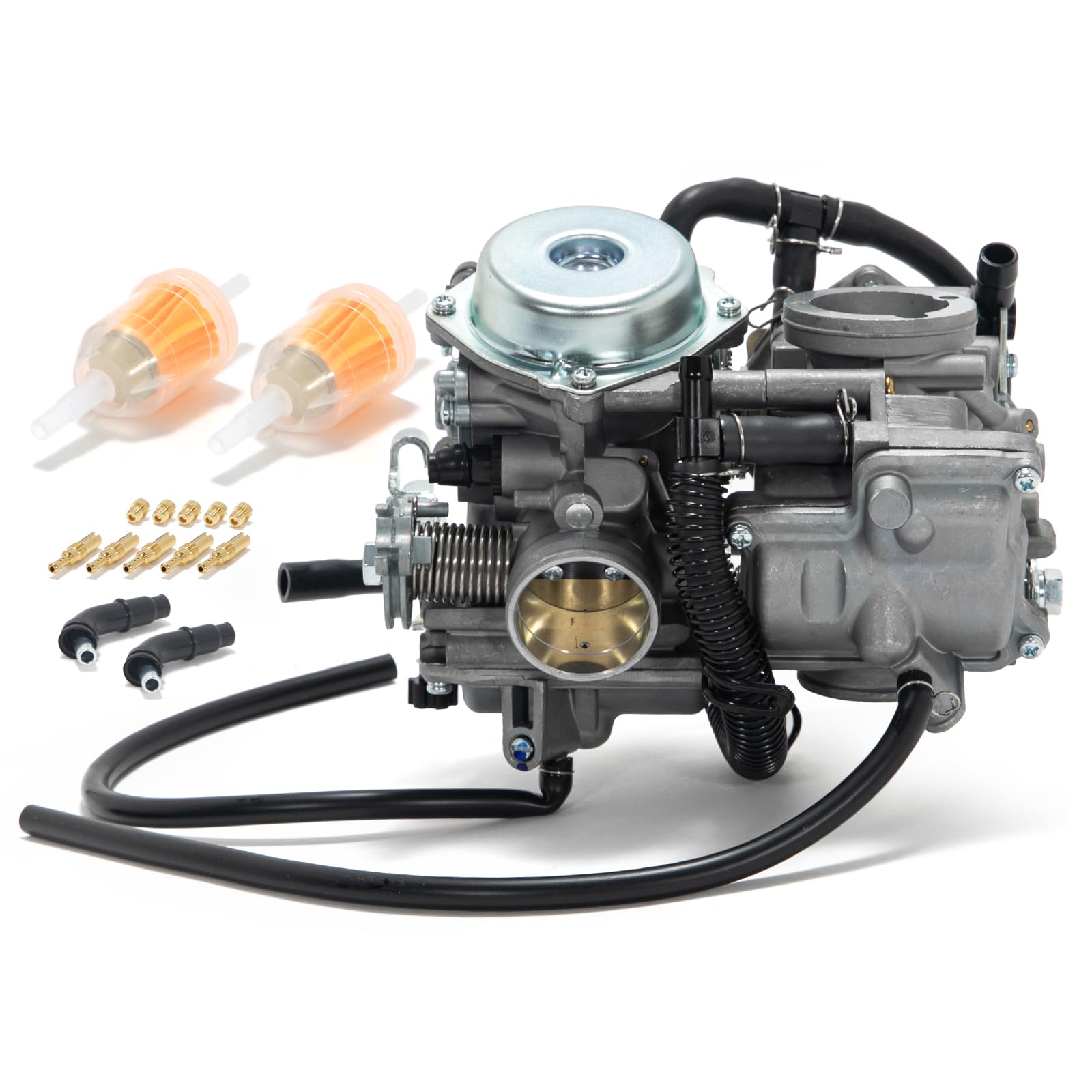 TARAZON Vergaser Dual Carb für Honda Shadow VLX 600 VT600C VT600CD Deluxe 1988-1998, 16100-MR1-673, 16100-MR1-672, 16101-MY0-670 von TARAZON