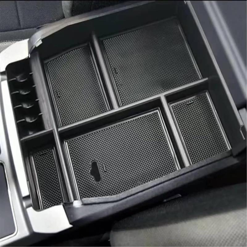 Aufbewahrungsbox Armlehne Organizer Box Einsatz Mittelkonsole Ablagefach Container Für Ford F150 2015–2020 von TASEKI