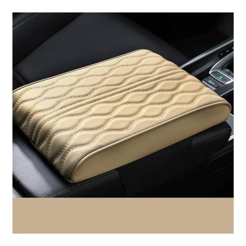 Aufbewahrungsbox Auto Armlehne Box Höhe Pad Wasser Welligkeit Leder Memory Foam Höhe Pad Universal Auto Mittelarmlehne Schutz Kissen Unterstützung(1 UK,L) von TASEKI