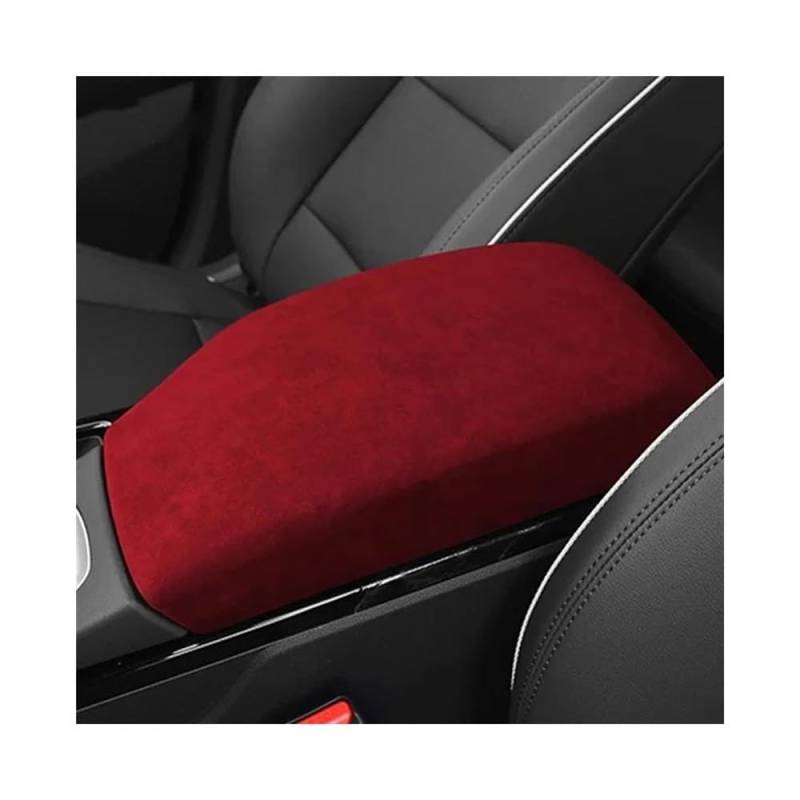 Aufbewahrungsbox Auto Armlehne Lagerung Box Panel Pad Abdeckung Center Konsole Box Deckel Innen Trim Für Hyundai Für Tucson 2019 2021 2022 2023(19 Winered) von TASEKI