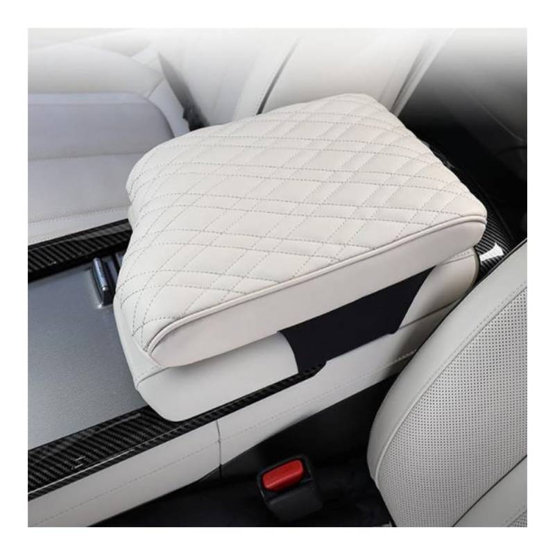 Aufbewahrungsbox Auto Center Console Armrest Box Cover Protect Pad Ellbogenstütze Armlehnenkissen Für Hyundai Für Palisade 2020-2022(A) von TASEKI