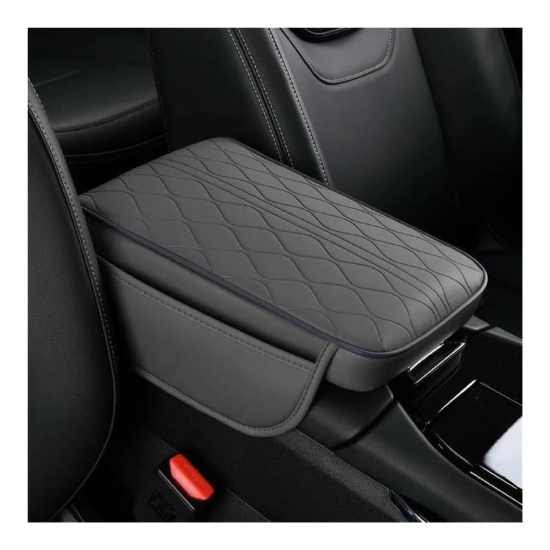 Aufbewahrungsbox Lagerung Stil Auto Armlehne Box Höhe Pad Universal Leder Memory Foam Höhe Pad Auto Mittelarmlehne Schutz Kissen Unterstützung(11 Star Yellow) von TASEKI