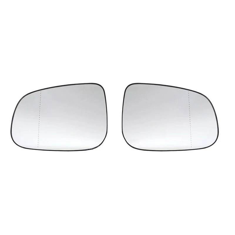 Außenspiegel Für Jaguar Für XE/XEL Für XF/XFL Für XJ/XJL 2007-2022 Flügeltür Seitenrückspiegel Beheizte Linse Warnheizungsglas Außenspiegel Spiegelglas(2Pcs Left and Right) von TASEKI