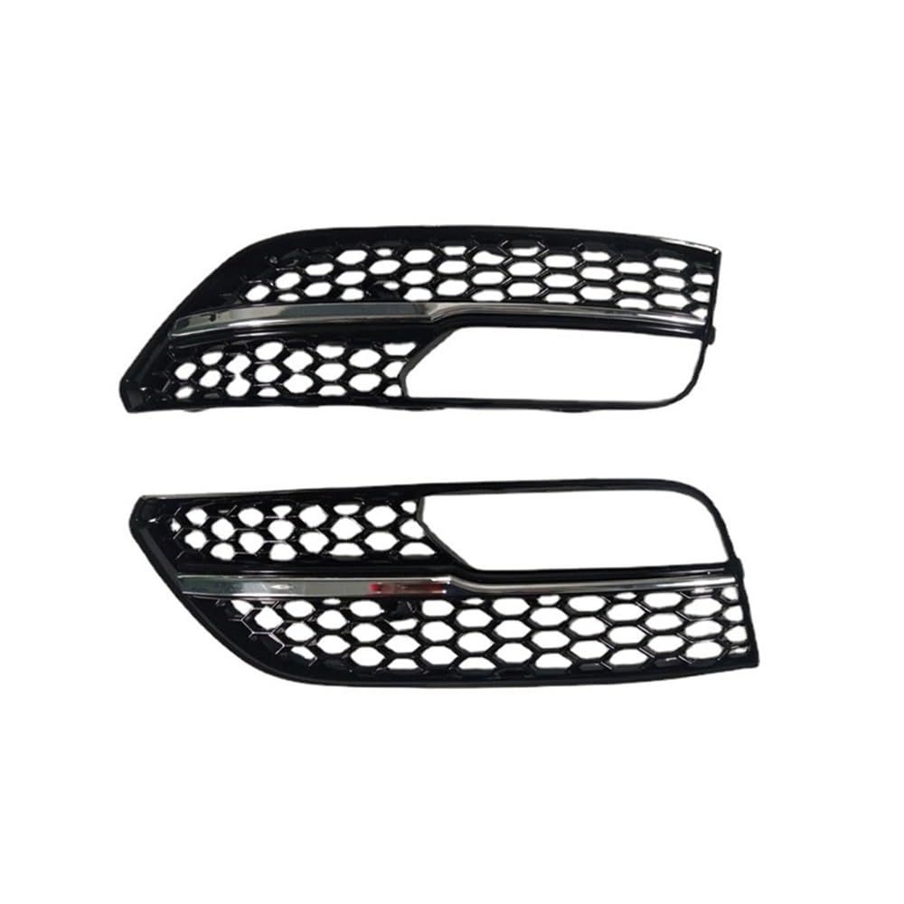 Auto-Frontgrill Frontstoßstange Nebelscheinwerfer Lampe Kühlergrill Grillabdeckung Mesh Hex Modifikationszubehör Für A3 Schrägheck 2014 2015 2016(Chrome) von TASEKI