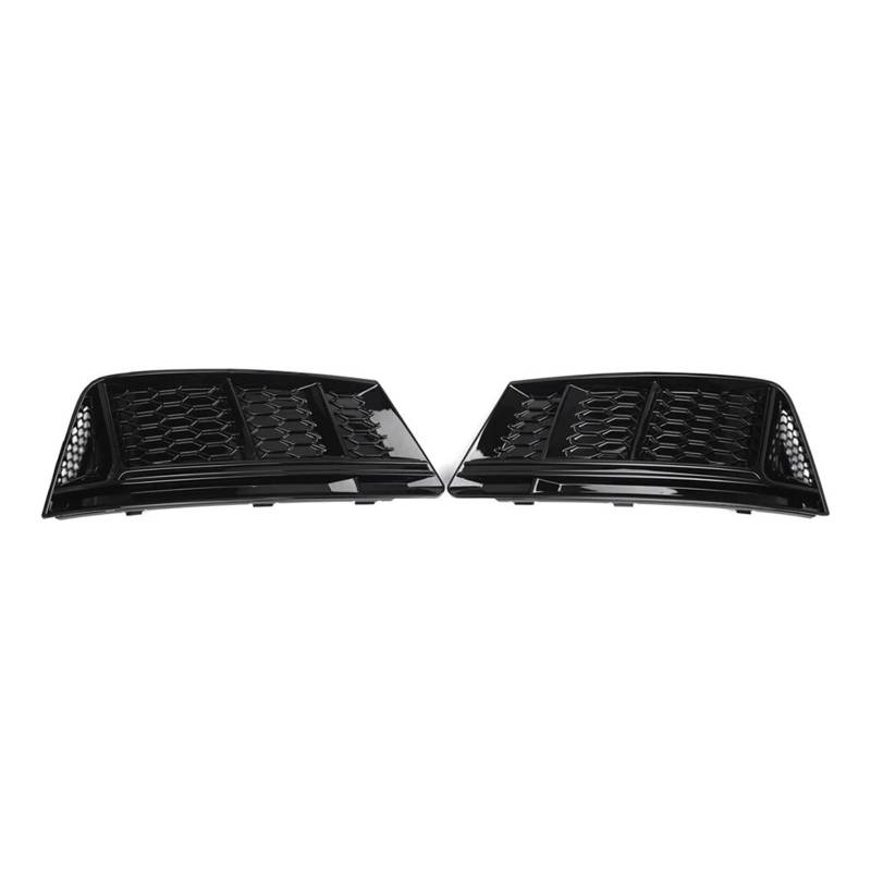 Auto Kühlergrill Für A4 B9 Standard Version 2016 2017 2018 Glänzend Schwarz 2 Stücke RS4 Stil Auto Vorderen Stoßfänger Unteren Grill Nebel Licht Kühlergrill Front Kühlergrill von TASEKI