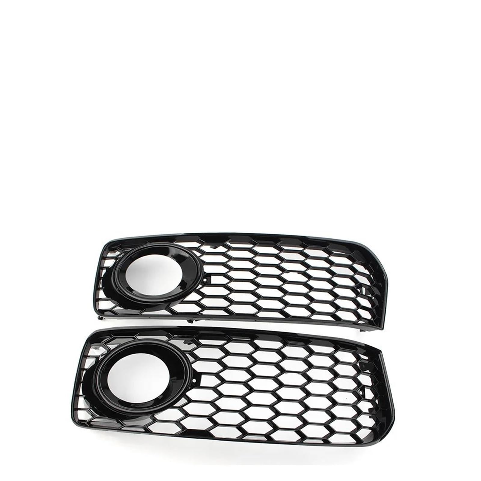 Auto Kühlergrill Für A5 S5 B8 RS5 S-line 2008 2009 2010 2011 2012 1 Paar Auto Honeycomb Mesh Frontschürze Nebelscheinwerfer Kühlergrill Abdeckung Front Kühlergrill(Schwarz) von TASEKI