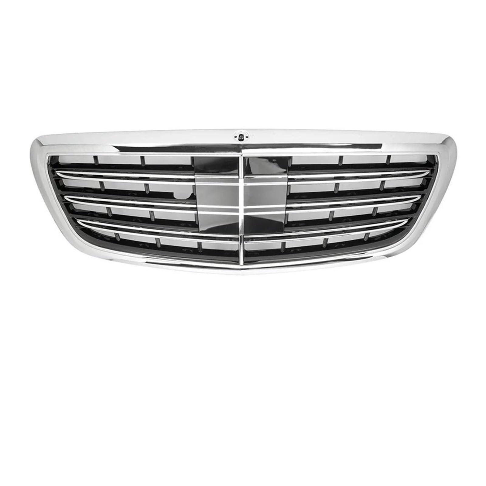 Auto Kühlergrill Für Benz Für S W222 S500 2013-2020 W/Acc Für AMG Stil Stoßstange Grill Auto Zubehör Chrom Silber GTR Stil Racing Gitter Front Kühlergrill(AMG-Chrome Silver) von TASEKI