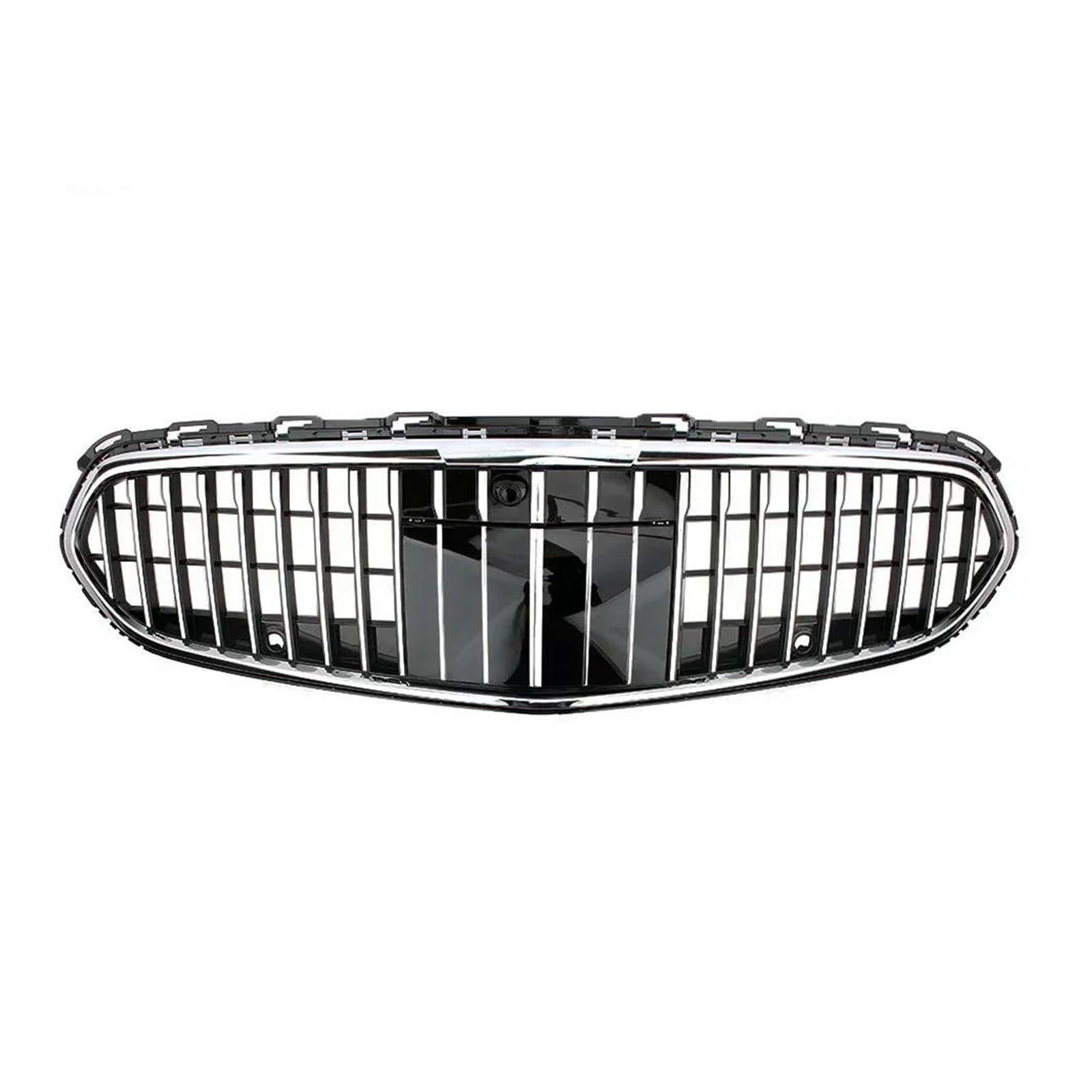 Auto Kühlergrill Für Benz Für W206 C-Klasse 2022+ Auto Front Racing Facelift Grill Oberen Stoßstange Gitter Front Kühlergrill(Chrome) von TASEKI