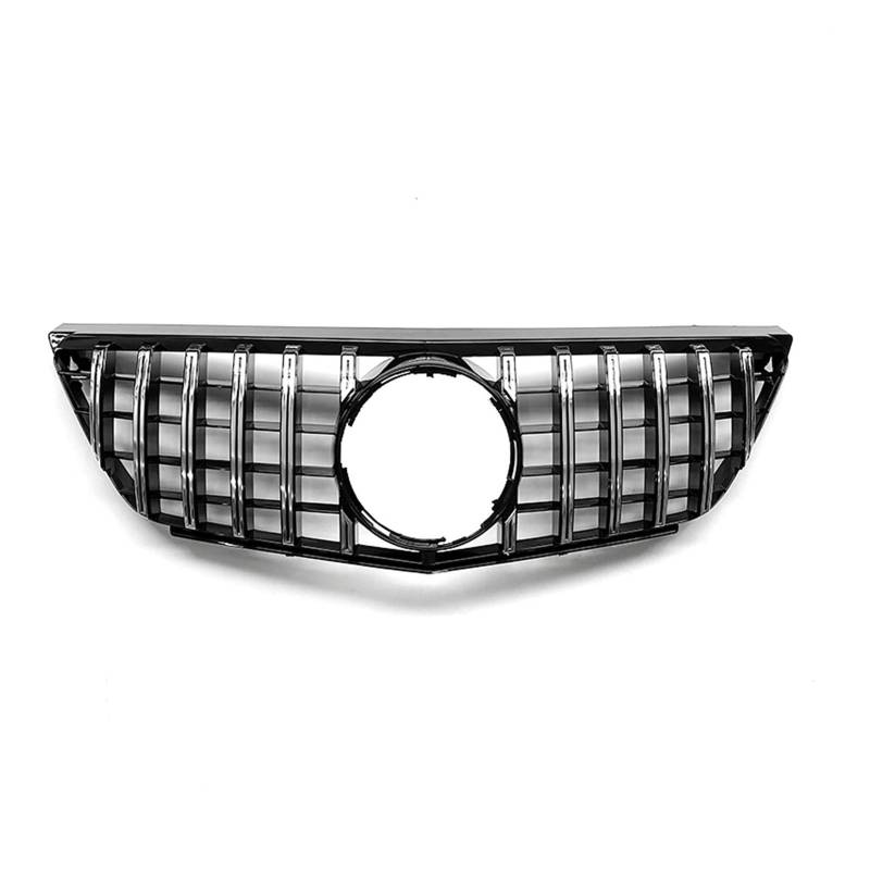 Auto Kühlergrill Für Benz Für W245 B Klasse 2008-2011 B150 B160 B170 B180 B200 Sport GT Stil Obere Stoßstange Haube Mesh Grid Front Kühlergrill Front Kühlergrill(Silber) von TASEKI