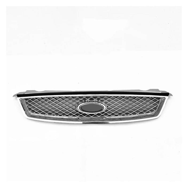 Auto Kühlergrill Für Ford Für Focus 2005 2006 2007 2008 Auto Unteren Grill Auto Vorderen Stoßstange Grille Unten Grill Front Kühlergrill(Silber) von TASEKI