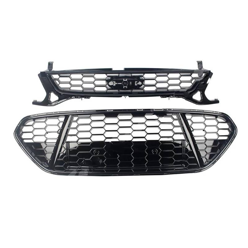 Auto Kühlergrill Für Ford Für Fusion Für Mondeo 2011 2012 2013 2014 Vorne HoneycombGrilles Vent Grille Front Kühlergrill(Full Set) von TASEKI