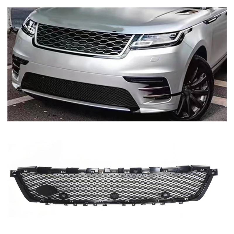 Auto Kühlergrill Für Land Für Rover Für Range Für Rover Velar L560 2017-2023 LR157793 Frontgrill Untere Stoßstange Haube Mesh Grill Grid Kit Front Kühlergrill von TASEKI