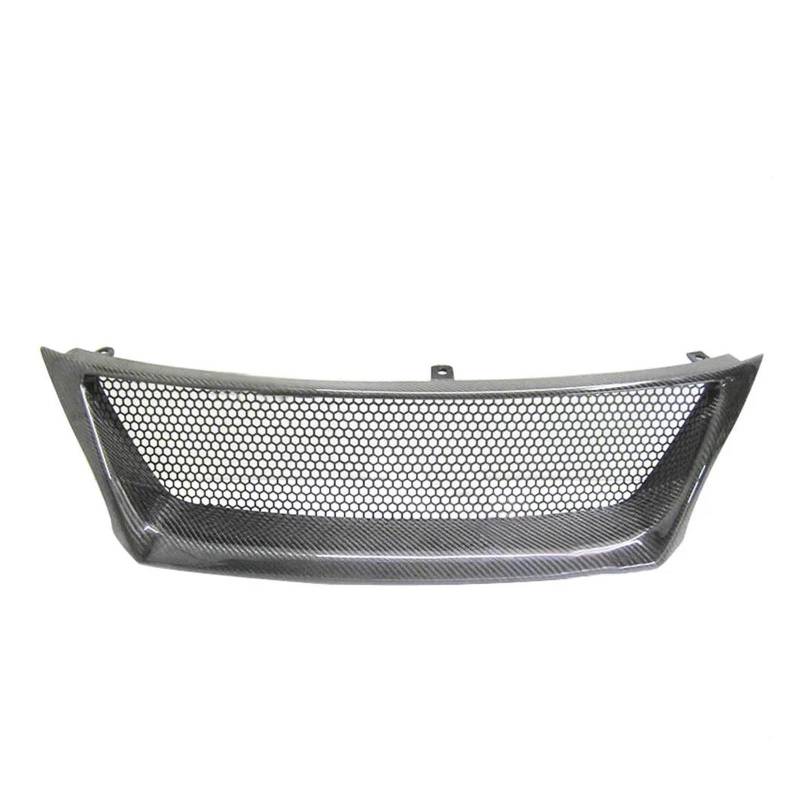 Auto Kühlergrill Für Lexus is F 2008 2009 2010 2011 Mattschwarz, Kohlefaser 4 Türen Frontstoßstange Mittelgrill Grill Refit Front Kühlergrill(Carbon Fiber) von TASEKI