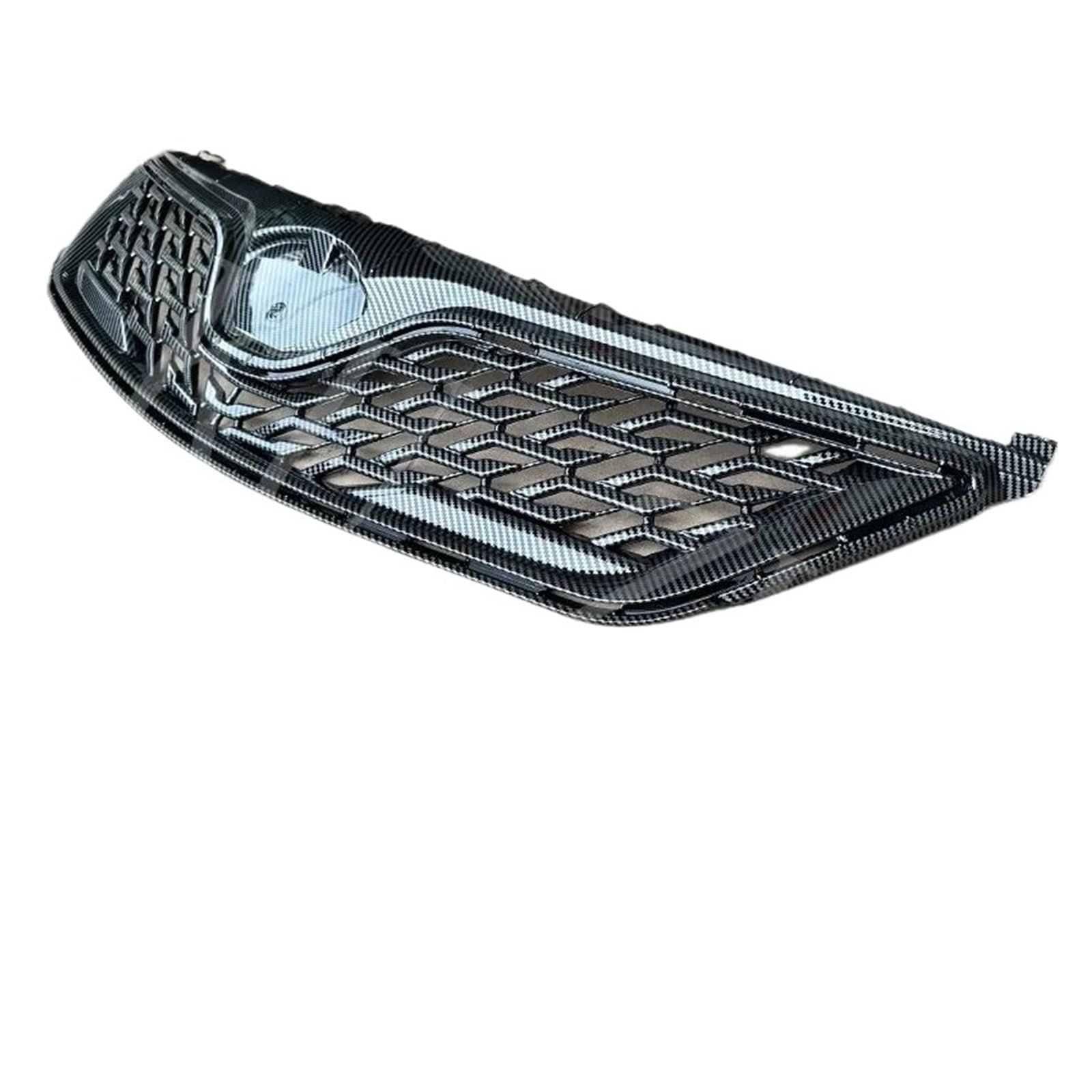 Auto Kühlergrill Für Toyota Für Corolla Racing Grill Für Corolla 2010-2013 Modifizierte Frontstoßstange Mesh Cover Frontgrill Grille Für Zierleisten Front Kühlergrill(Carbon Fiber Look) von TASEKI