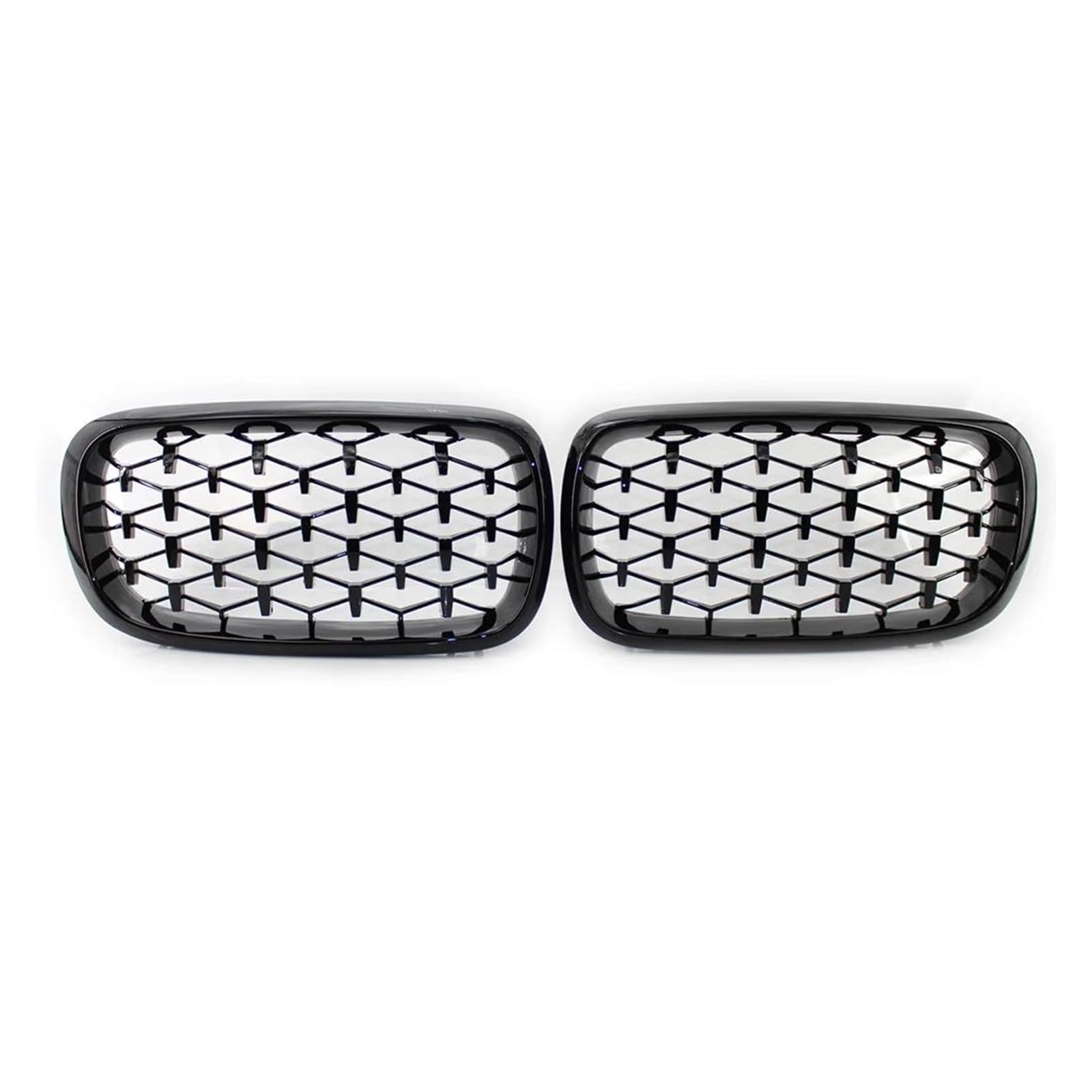 Auto Kühlergrill Für X5 F15 F85 2014 2015 2016, 1 Paar Auto-Frontnierengrill, Diamant-Meteor-Stil, Glänzender Schwarzer Grill Front Kühlergrill von TASEKI