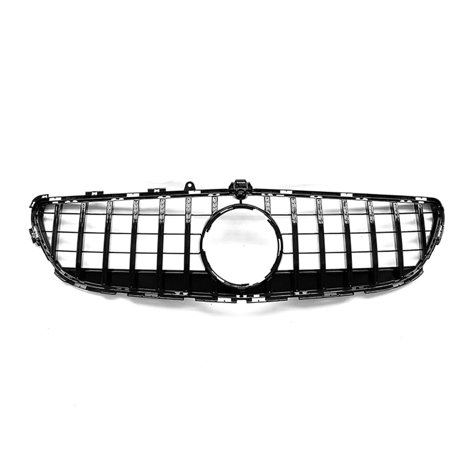 Auto Kühlergrill Grill Für Benz W218 Für CLS Klasse 2015-2018 CLS260 CLS300 CLS320 CLS350 CLS400 CLS500 Kühlergrill Oberen Stoßfänger Haube Mesh Front Kühlergrill(Schwarz) von TASEKI