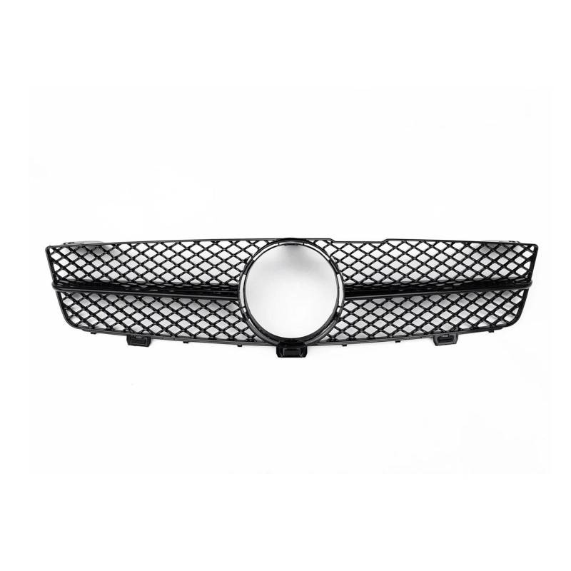 Auto Kühlergrill Grill Für Benz W219 Für CLS KLASSE 2009-2011 CLS350 CLS500 CLS550 CLS600 Kühlergrill Schwarz/Silber Oberen Stoßfänger Haube Mesh Front Kühlergrill(Schwarz) von TASEKI