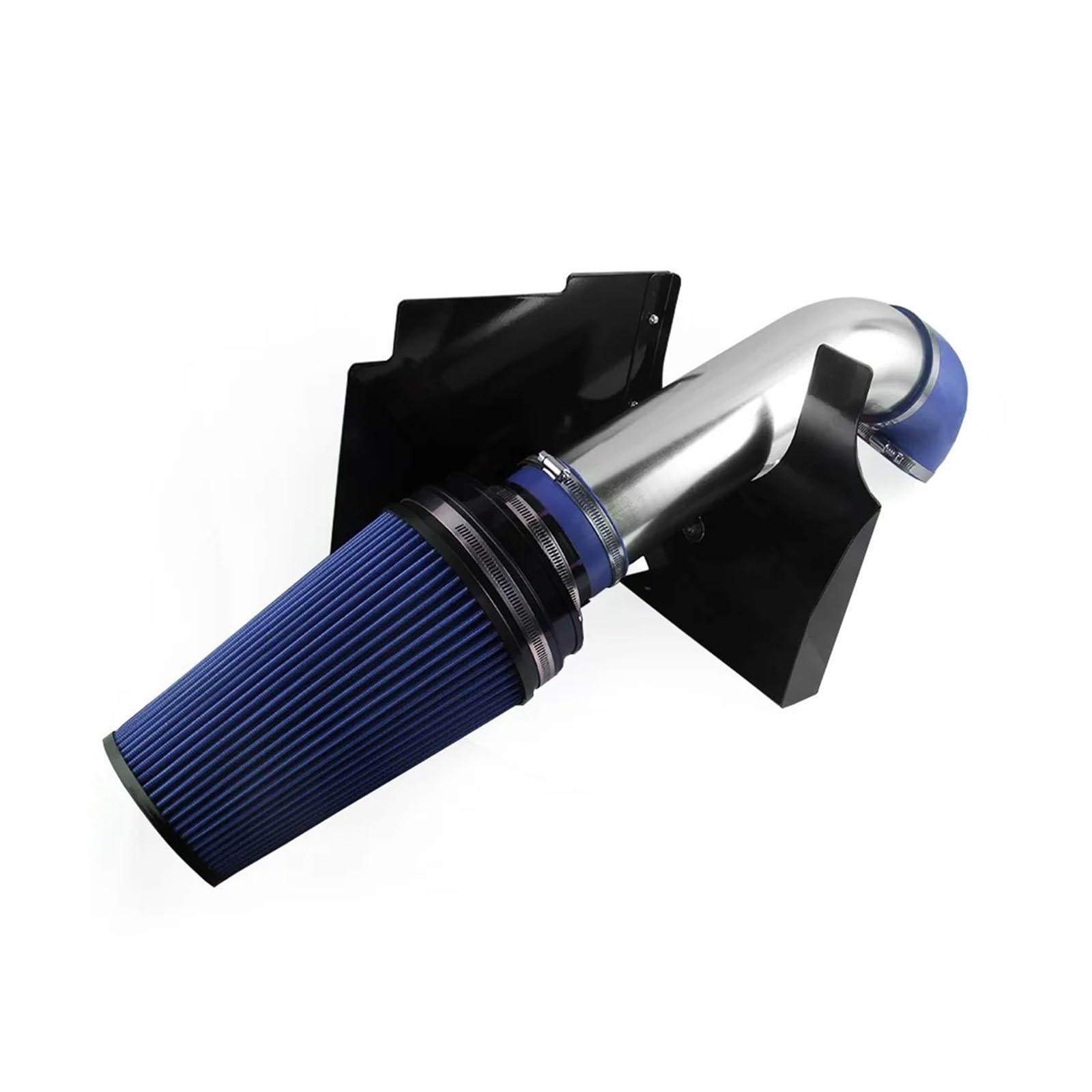 Auto Luftansaug Für Chevy V8 4.8L 5.3L 6.0L Für Silverado 1500 2500 3500 1999-2006 4 "Cold Air Intake System Mit Hitzeschild 4 Zoll Air Fitler Kit Auto Lufteinlässe(A Blue) von TASEKI