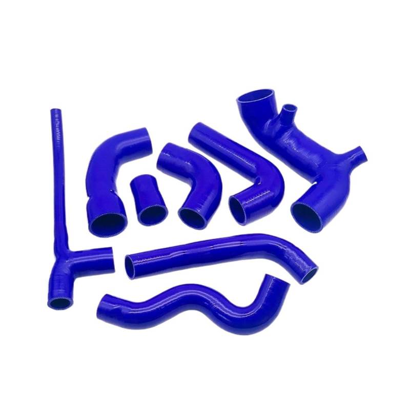 Auto Luftansaug Für FIAT Für UNO Für Turbo 1,4 MK2 1989-2003 2004 2005 Racing Air Intake Silikon Schlauch Turbo AirBox Ansaugrohr Anschluss Schlauch Teile Auto Lufteinlässe(Blue Total Kit) von TASEKI